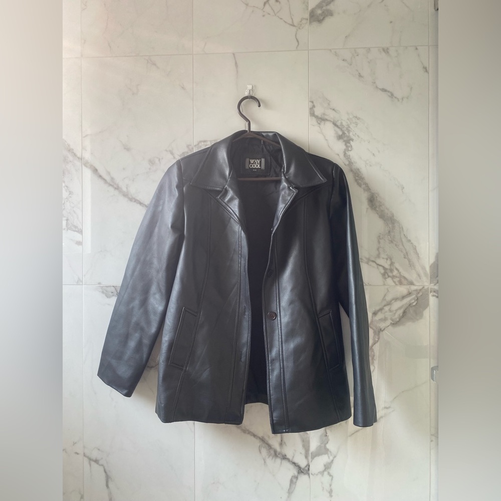 Vegan leather Way Cool jacket